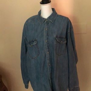 Levi Strauss & Co Jean Button Snap Shirt
